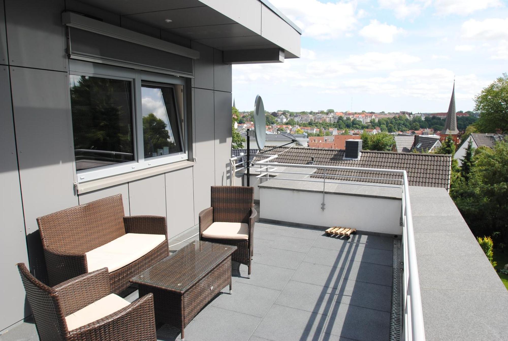 Fewo1846 - Penthouse Museumsberg - Zwei Schlafzimmer Und Zwei Baeder Mit Dachterrasse Flensburg Ngoại thất bức ảnh